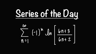 Series of the Day 8124  Alternating Series Time Convergent or Divergent  Math with Professor V [upl. by Drofnelg]