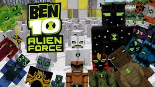 Minecraft Ben 10 Mod Showcase Part 2 Alien Force Recalibrated Omnitrix [upl. by Athalie]