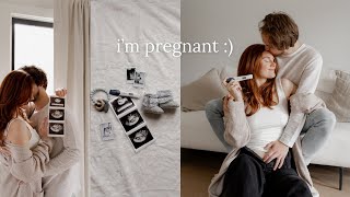 IM PREGNANT finding out and surprising my husband [upl. by Dolli]