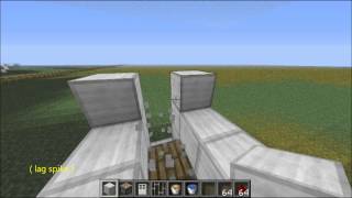 Minecraft Simple and Compact Obsidian Generator  Tutorial [upl. by Coretta]