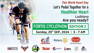 Fortis Cyclothon 🚴🏻 Edition 2  World Heart Day Celebration 🎉  thecyclistrajiv [upl. by Mervin]