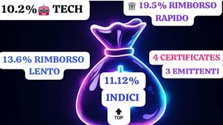 🏆MIGLIOR CERTIFICATO SU INDICI 2024🌟1112  ALTRI 3 💰dividendi finanza soldi money certificati [upl. by Eaj]