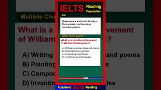 IELTS Academic AC Reading Multiple Choice [upl. by Malamud]