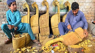 Crafting Tradition  The Art of Making a Rabab by Pakistani Skilled Craftsmen [upl. by Boehmer]