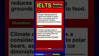 IELTS Academic Reading Fill in the Gaps Question Practice [upl. by Einahpit]