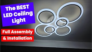 The Best LED Ceiling Light Assembly and installation [upl. by Gunar]