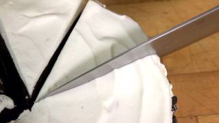 How to Get the Perfect Cake Slice  CHOW Tip [upl. by Burta]