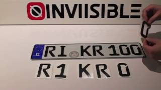 Make your license plate invisible  EU style  100 effect [upl. by Ardnauqal]