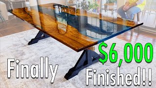 Delivering a 6000 Epoxy River Dining Table [upl. by Anoyet]