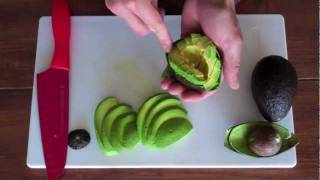 How to Cut Perfect Avocado Slices [upl. by Narba697]