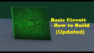 Factory Simulator Roblox  How to build  Tier 15 Compressed  Basic Circuit Updated [upl. by Bailey225]