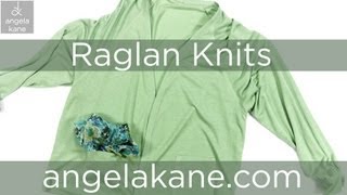 Sewing Patterns for Knits Easy Fit Raglan Sweater from Angela Kane [upl. by Kucik]