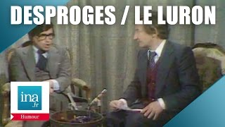 Pierre Desproges et Thierry Le Luron  quotEntretien au coin du feuquot  Archive INA [upl. by Notsirk15]