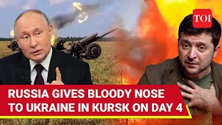 Russia Wipes Out 1000 Ukrainian Troops In Kursk Blows Up 100 Armoured Vehicles  Watch [upl. by Dnalerb]