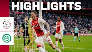 First Ajax goal for Wout Weghorst 🫡  Highlights Ajax  FC Groningen  Eredivisie [upl. by Nidraj]