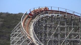 The Rattler 2008 offride  Six Flags Fiesta Texas [upl. by Larine453]