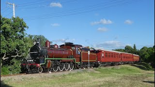 Exploring The Mary Valley Rattler With Queensland Rails Steam Locomotive C 17 974 [upl. by Alim138]