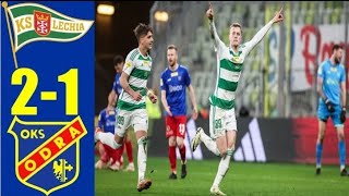 KS Lechia Gdańsk 21 OKS Odra Opole Skrót  1 LIGA 202324 [upl. by Clair]