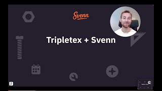 Intro til integrasjonen mellom Svenn og Tripletex [upl. by Hannie]