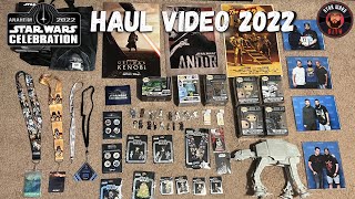 Star Wars Celebration Anaheim 2022  Merch Haul Video  Celebration Store  Exhibit Hall  Pins [upl. by Shippee774]