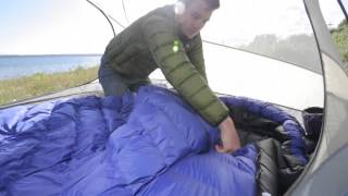 Feathered Friends Double Sleeping Bag System [upl. by Ahsrats]