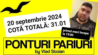 PONTURI PARIURI by Vlad Stoian  20 septembrie 2024 [upl. by Ginevra396]