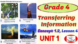 Science Grade 4Concept 13 Lesson 4 Transferring Information drsciencesafaa ساينسالصف الرابع [upl. by Robinett]