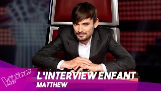 Linterview enfant des coachs ● Matthew  Bonus  The Voice Kids Belgique [upl. by Ahsenet]