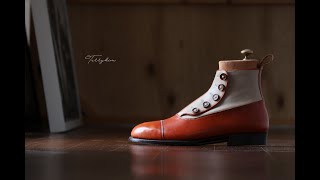 Making HANDMADE Classic Button Boots from Start to Finish [upl. by Denten987]