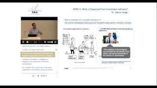 MiFID II What is Expected from Investment Advisers [upl. by Nerek126]