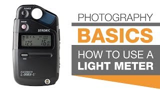 PHOTOGRAPHY BASICS  How To Use A Light Meter [upl. by Slavin]