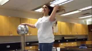 Van de Graaff generator in Mr Bartletts physics class [upl. by Immak]