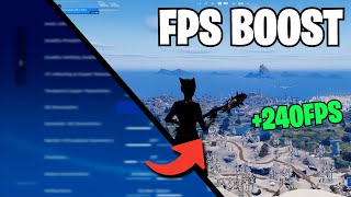 FIX FPS Drops amp BOOST FPS in Fortnite Chapter 5 Full Guide [upl. by Tali]