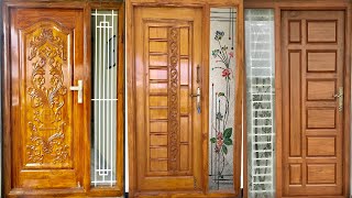 Latest Teak Wood Main Door Collections in 2020  Front Door Design Ideas [upl. by Etana]