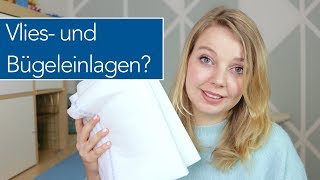 Vlieseinlagen Bügeleinlagen und co  Nastjas Nähtipps [upl. by Ebba]