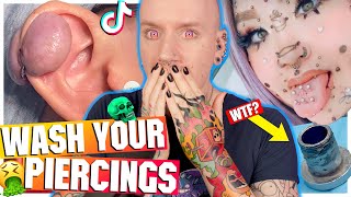 The WORST CRUSTY PIERCINGS On The Internet  New TikTok Piercing Fails 18  Roly [upl. by Ricketts]