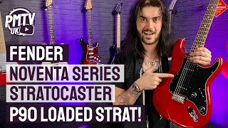 Fender Noventa Series Stratocaster  The P90 Loaded Strat  Review amp Demo [upl. by Henning]