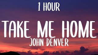 John Denver  Take Me Home Country Roads Lyrics [upl. by Sanalda]