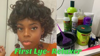 4 months post Relaxer using ORS Lye Relaxer for the first time  ORS LYE Relaxer review [upl. by Yenrab458]