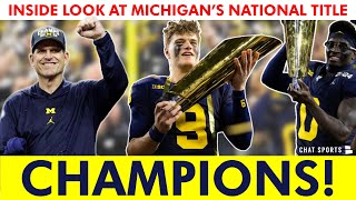 OFFICIAL Michigan Football Report 2023 National Championship Celebration Video Highlights In Houston [upl. by Calvinna]