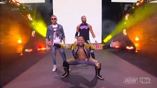 Orange Cassidy amp Roppongi Vice entrance AEW Dynamite June 22 2022 [upl. by Sergias]