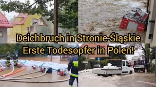 Deichbruch amp Flut fordert erste Todesopfer im Süden Polens  Massive Zerstörung [upl. by Rorrys876]