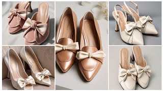 Feminine Flair Bow Embellished Mid Heels [upl. by Ahtnama]