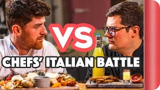 ULTIMATE CHEF VS CHEF ITALIAN FOOD BATTLE  Sorted Food [upl. by Mannie]