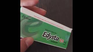 Edysta Tadalafil 255mg Tablet Review [upl. by Lowson302]