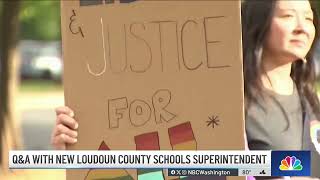 Student Group Rallies Outside Loudoun School Board Meeting  NBC4 Washington [upl. by Dnalevelc]