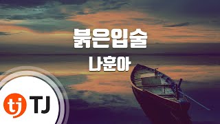 TJ노래방 붉은입술  나훈아  TJ Karaoke [upl. by Veradis]