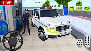 💹🔴Live🔴Crazy police Car Hyundai i20 N in The gas station3D Driving Class Simulation gameplays [upl. by Barbarese]