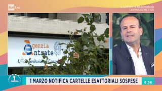 50 milioni di cartelle esattoriali in scadenza  Unomattina 26022021 [upl. by Yrrat997]