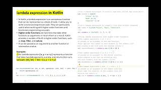 Lambda Expression Kotlin Hindi [upl. by Parry998]